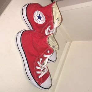 Red high top Converse!